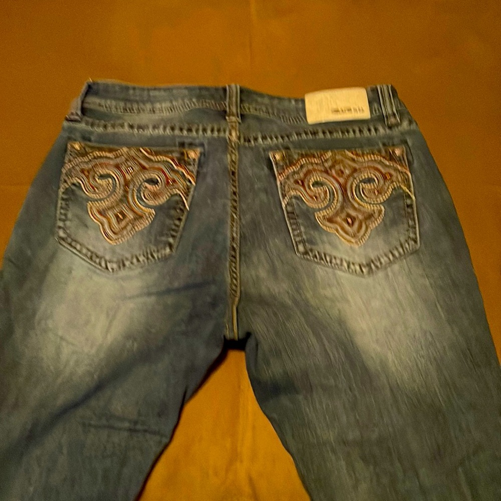 Grace in LA cropped easy fit jeans